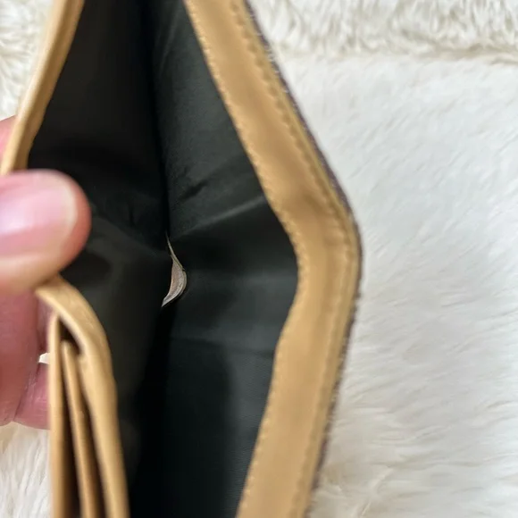 Christian Dior Trotter Canvas Leather Trifold Wallet - Picture 4 of 8